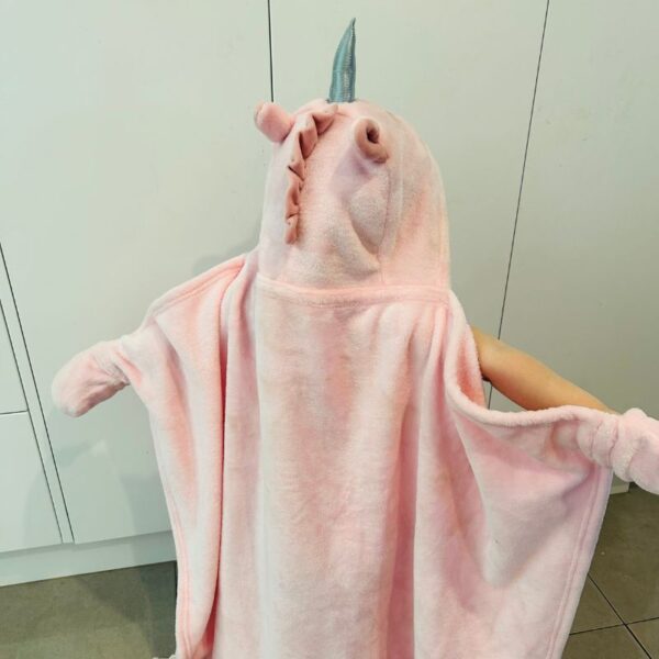 Esther - Unicorn Blanket – Pink - Love Shack Giftware (3)