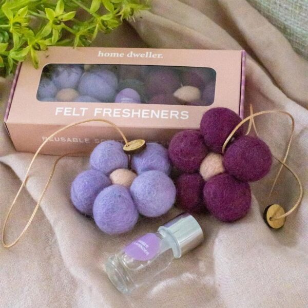 Home Dweller - Felt Fresheners - Amber & Lavender - Love Shack Giftware