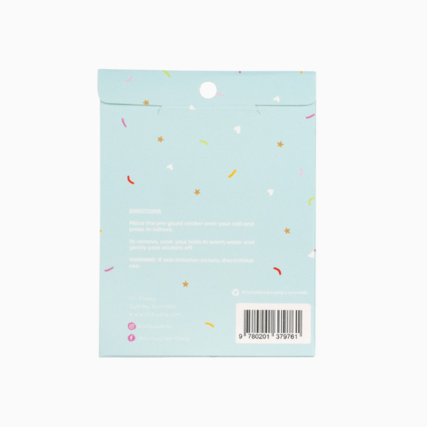 Oh Flossy Nail Stickers - Sky - Image 2
