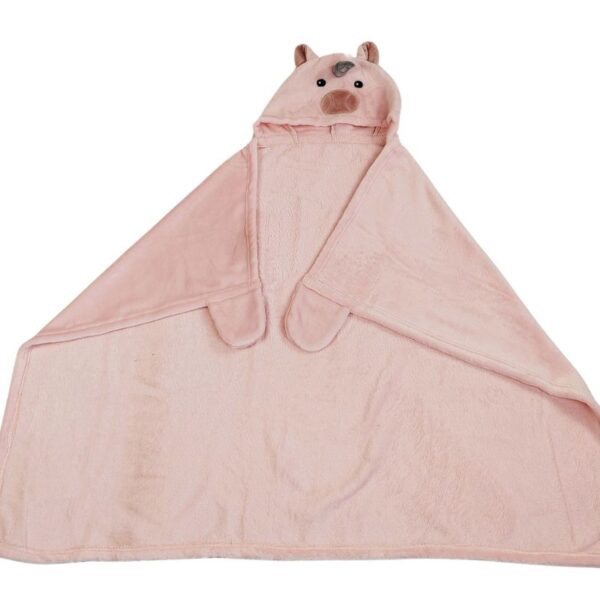 Unicorn Blanket Pink 100x75cm - Love Shack Giftware