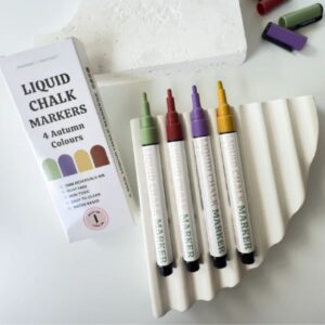 Organising Life Beautifully - Liquid Chalk Markers – Autumn – 4 Pack - Love Shack Giftware (2)