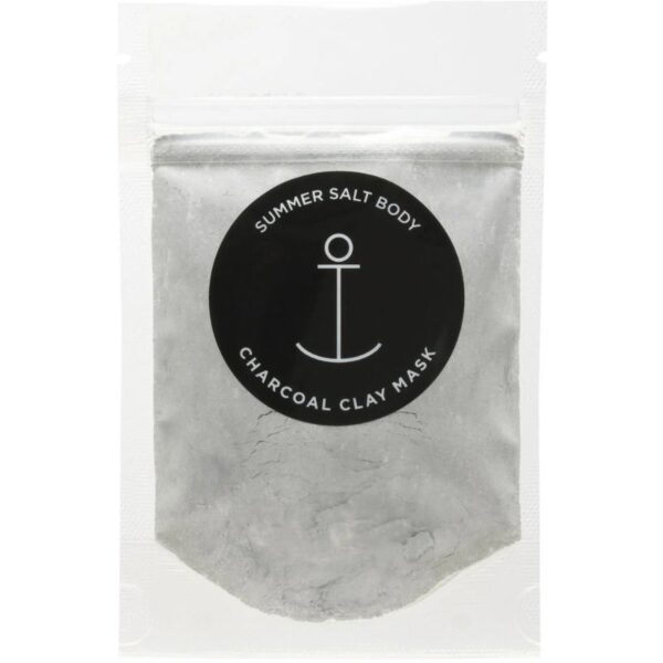 Summer Salt Body – Mini Charcoal Clay Mask – 40g - Love Shack Giftware (1)