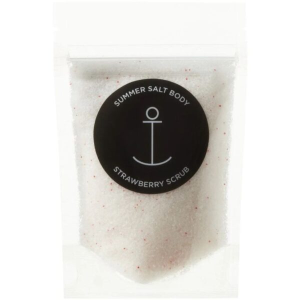 Summer Salt Body – Mini Strawberry Salt Scrub – 40g - Love Shack Giftware (1)