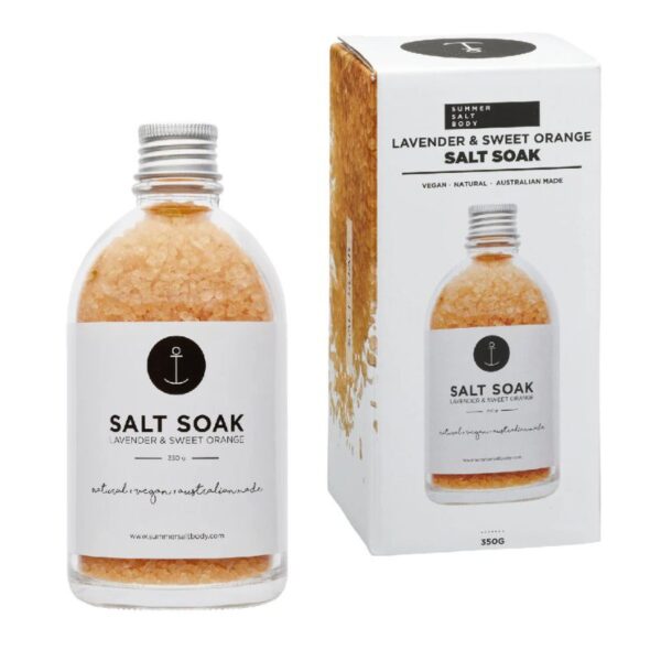 Summer Salt Body – Salt Soak Lavender & Sweet Orange – 350g - Love Shack Giftware (3)