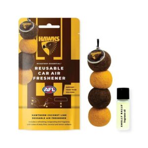 Hawks – Road Trip Essentials – Reusable Air Freshener - Love Shack Giftware