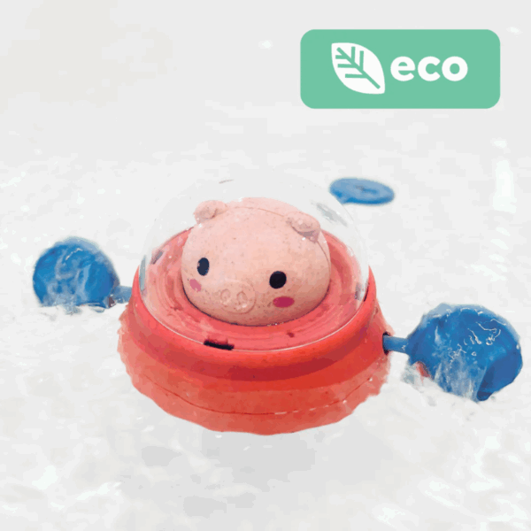 Bath Paddle Ship - Space Piggy - Love Shack Giftware