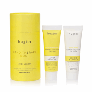 Hand Therapy Duo - Pale Yellow - Lemon & Ginger - Love Shack Giftware