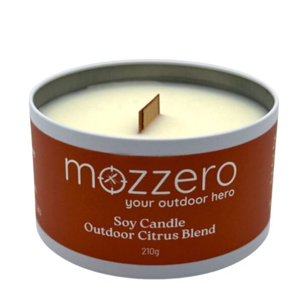 Mozzero Soy Candle - Outdoor Citrus Blend - Love Shack Giftware