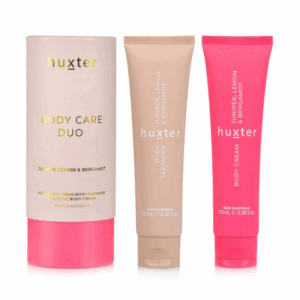 Body Care Duo - R'Berry & Neutral -100ml Body Cleanser & 100ml Body Cream - Juniper, Lemon & Bergamot - Love Shack Giftware